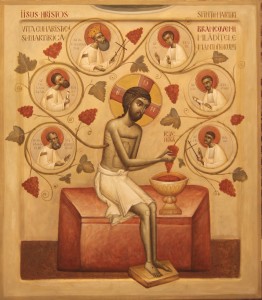 Ioan Popa, Hristos vita de vie, atelier  muzeul Cotroceni, mai 2014    (3)