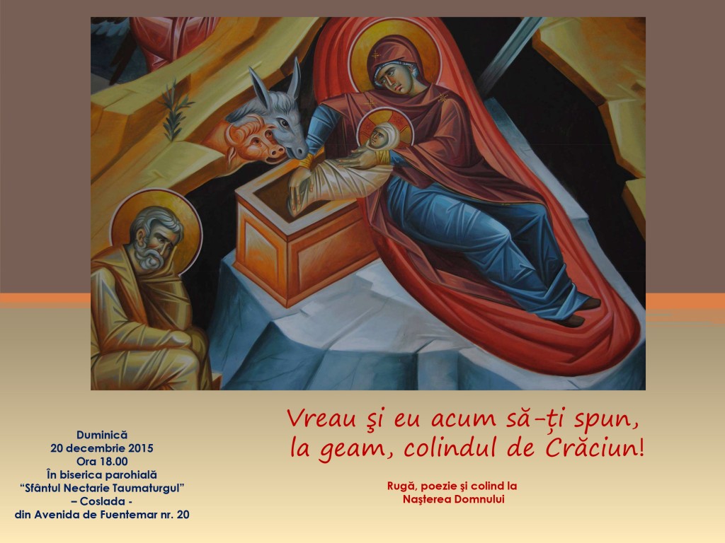 Afis Concert Craciun 2015