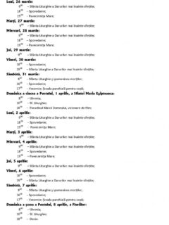 Microsoft Word - PROGRAMUL LITURGIC IN PERIOADA POSTULUI MARE 20123