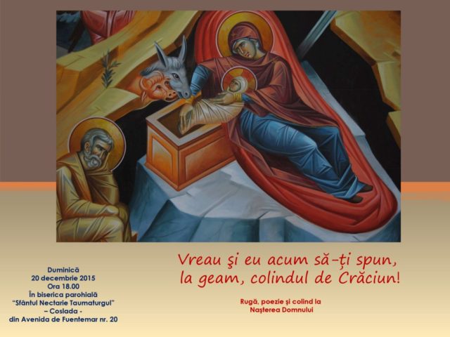 Afis Concert Craciun 2015