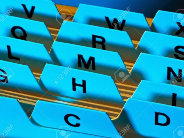 9550630-Alphabetical-index-for-sorting-cards-Customer-addresses-and-patient-data--Stock-Photo