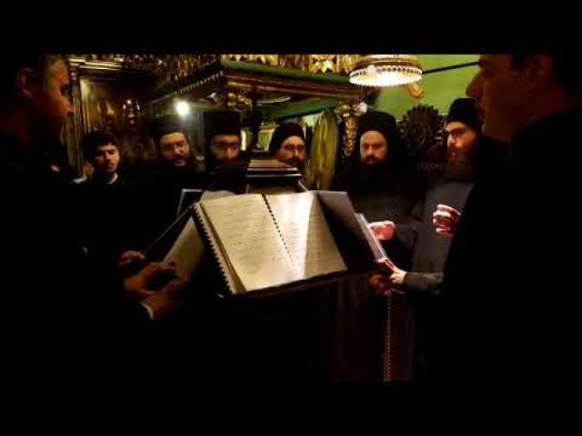 Slujbă de priveghere în cinstea Acoperământului Maicii Domnului de la Biserica „Sf. Sava” din Iași, 2017