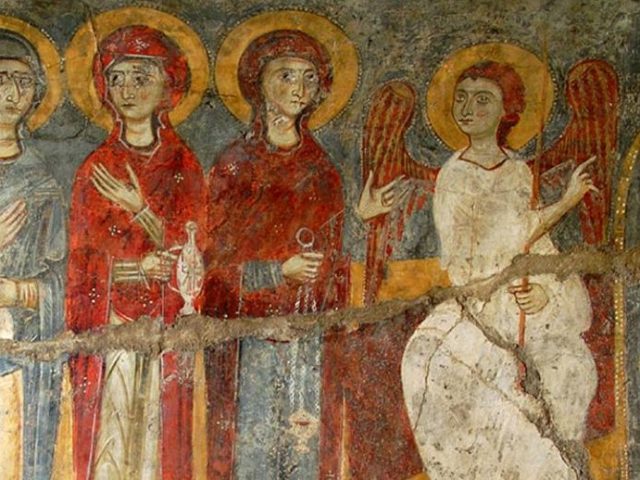 Mironositele-la-mormant-Cripta-di-San-Vito-Vecchio-Gravina-in-Puglia-fine-XIII-–-inizio-XIV-secolo.-mic