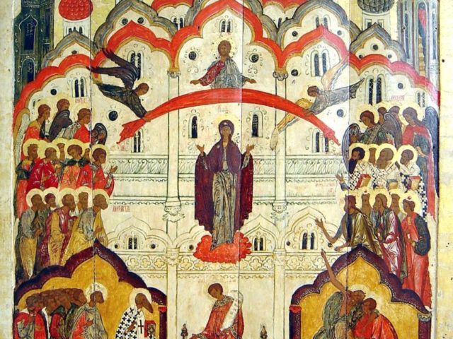 Pokrov_Russkij_Sever_Obonezhe_XVI_v._Derevo_tempera._133_114_sm_Muzej_izobrazitelnyh_iskusstv_Respubliki_Kareliya_Petrozavodsk_Rossiya_KMII_1