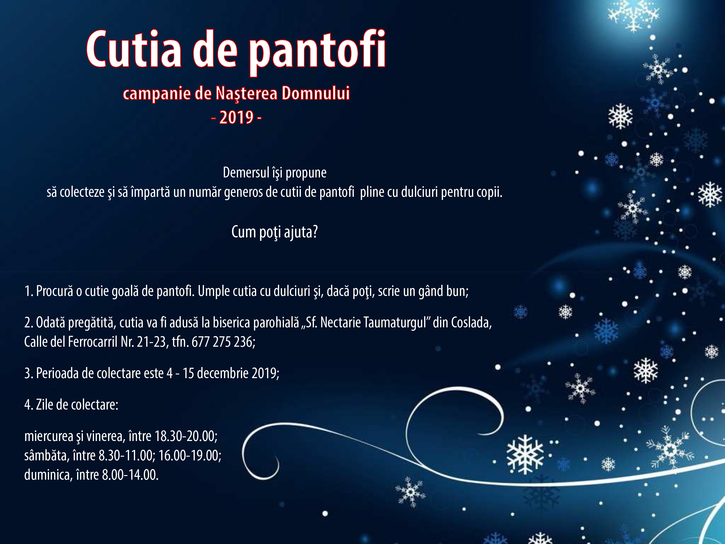 Cutia de pantofi 2019